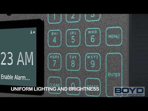 Part of a video titled What are Light Guide Films? Backlighting Technology Explained