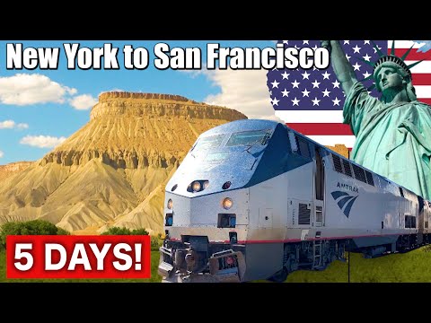🇺🇸5 DAYS New York to San Francisco by Amtrak Sleeper Train