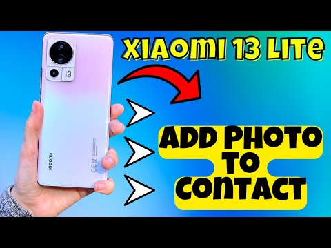 Xiaomi 13 Lite / Ultra Add Photo to Contact || How to add photo || Contact profile picture settings