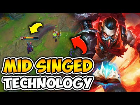 IS MID LANE SINGED SECRETLY VIABLE?! - CARRYING TOXIC RUMBLE - League of Legends