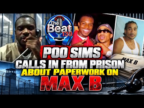 POO SIMS CALLS ABOUT MAX B SNITCHING & PAPERWORK TO BACK IT , JIM JONES , FRENCH MONTANA ,50 CENT 