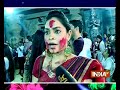 Rani Mukerji spotted during Sindoor Khela at Durga Puja Pandal in Mumbai