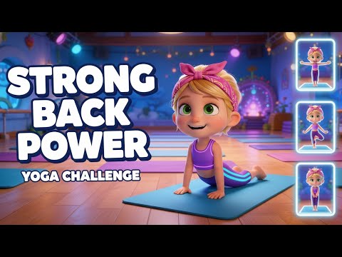 PERFECT POSTURE! 🍄 Smurf Training Ground: Kids Yoga & Strength