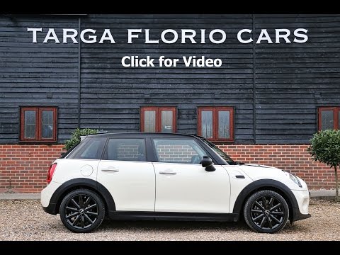 Mini Cooper D 5 Door 1.5 6 Speed Manual in Pepper White with Full Carbon Black Leather