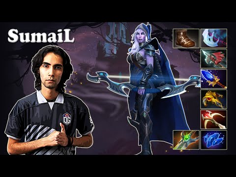SumaiL - Drow Ranger Safelane with Qojqva Viper vs Ceb Mars, Notail Chen | Dota 2 7.29d Gameplay