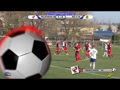 PÉCSVÁRADI SPARTACUS SE - BÓLYI SE 3 - 0 (1 - 0)