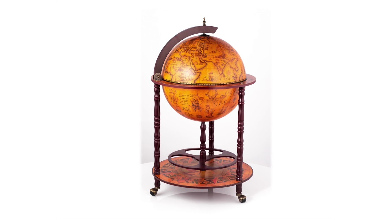 Sixteenth-Century Italian Replica Globe Bar Video