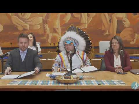 Alberta signs an MOU with Enoch Cree Nation to increase addictions treatment | APTN News