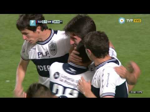 Gol de Alvaro Fernandez. San Lorenzo 0 - Gimnasia LP 1 | TPD2014 - Fecha 9
