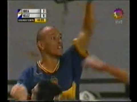 Gol de Clemente Rodriguez a Velez (Boca 3-Velez 0 02-05-2007)