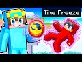 Using TIME FREEZE To Prank My Friends in Minecraft!