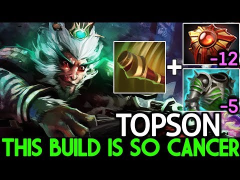 TOPSON [Monkey King] This Pro Build is so Cancer Imba Meta 7.21 Dota 2