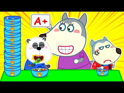 Don't Feel Jealous! Mommy Alway Loves You | Mommy Wolf Family Funny Series | Cartoon for Kids