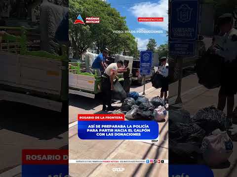 Rosario de la Frontera: Así se preparaba la Policía para partir hacia El Galpón