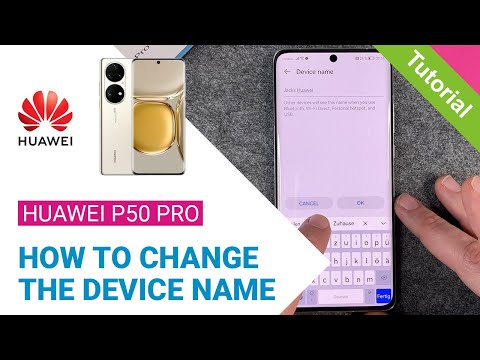 Huawei P50 Pro - How to change the Device Name • 📱 • 🆎 • 🔄 • Tutorial
