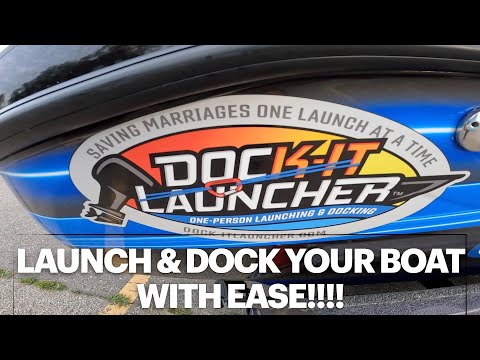 SOLO LAUNCHING & BOAT DOCKING MADE EASY!!