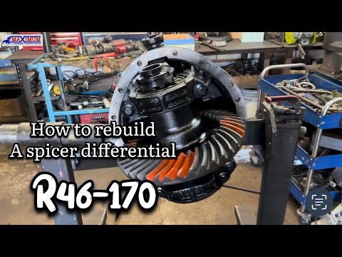 How to rebuild a spicer differential R46-170