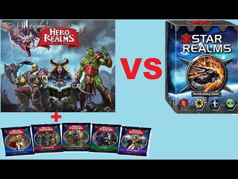 Hero Realms VS Star Realms - Rezension und Spielerklärung