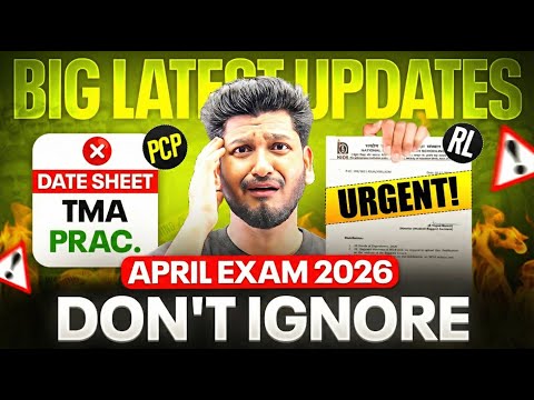 NIOS April 2026 Big Update 🔥Date Sheet, PCP Classes,TMA Date, & RL Result