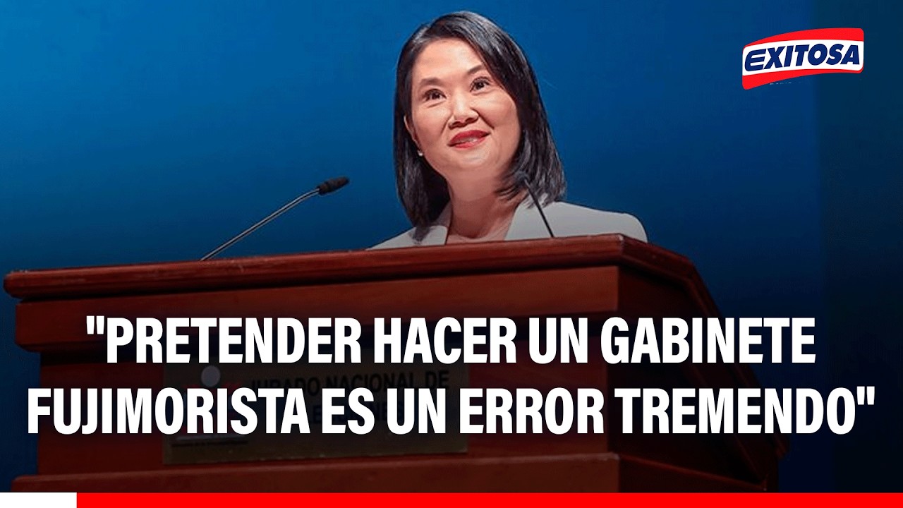 🔴🔵 Keiko cometería un error si convoca un Gabinete fujimorista o multipartidario, señala experto