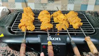 How to use Electric BBQ Grill Smokeless REVIEW Chicken Tikka Making Process