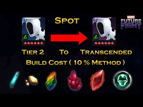 Spot Tier 2 To Transcended Potential Cost Information For Beginners - F2P - Marvel Future Fight