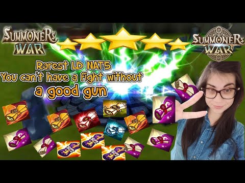 RAREST LD NAT5 ~ YOU CANT HAVE A FIGHT WITHOUT A GOOD GUN (Summon Session ~ Summoners War)