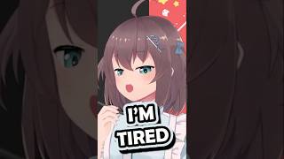 Sleepy Matsuri Is Cute  #hololive #vtuber #夏まつch