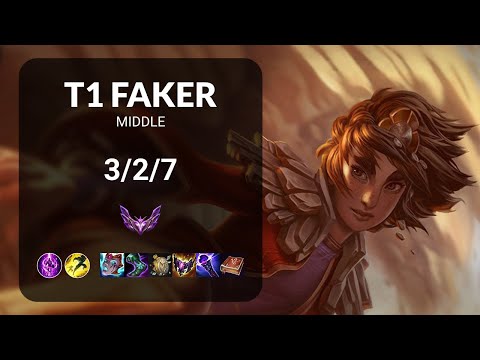 T1 Faker Taliyah vs Yone MIDDLE - KR  Patch 13.16