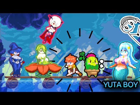 Super Mamono Sisters STAGE 4 - the women of the water cave!!