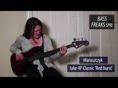 Maruszczyk Jake C4P 'Red Burst'  Live Demo - BassFreaks.net