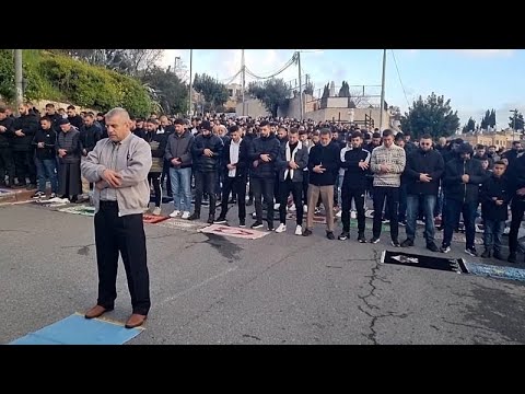 Video Thumbnail: Tear gas and tension in Jerusalem as Eid prayers held outside al Aqsa