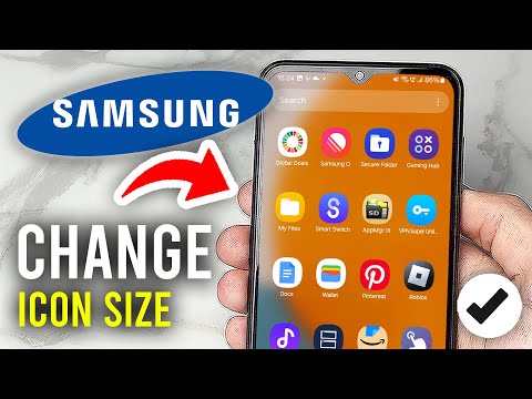 How To Change App Icon Size On Samsung Phone - Full Guide
