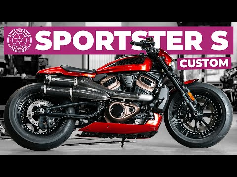 Custom Harley-Davidson Sportster S in Candy Red
