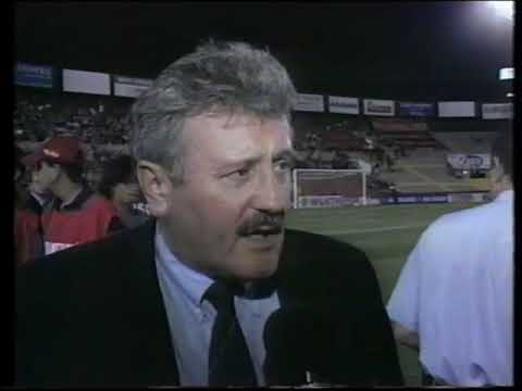 Mallorca v Hearts  Goalposts Fiasco Scotsport News Clip 1998