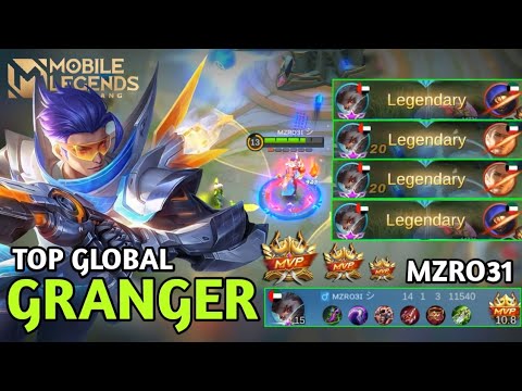 Brutal Damage | Rank global Granger non stop Legendary gameplay by MZRO31 MLBB