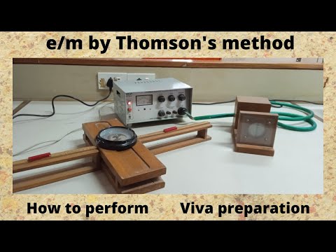 E/m by thomson (bar magnet method)