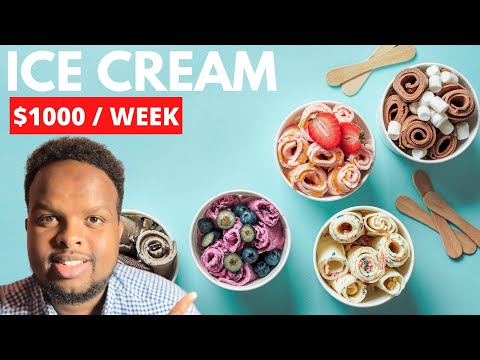 GANACSI QIIMO JABAN - ICE CREAM ROLL BUSINESS