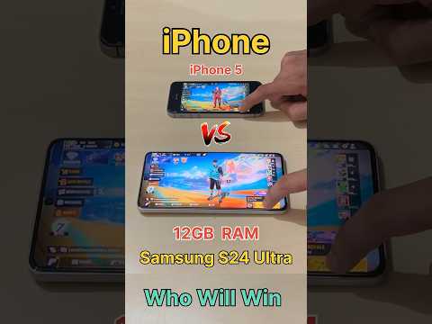 SAMSUNG S24 ULTRA😈 vs iPhone 5 vs 12GB RAM - FREEFIRE SPEED TEST #freefire #samsungs24ultra #iPhone