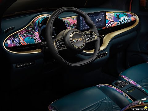 Fiat 500 Full Electric B.500 “MAI TROPPO” by Bvlgari