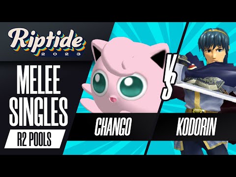 Chango (Jigglypuff) vs KoDoRiN (Marth) - Melee Singles Round 2 Pools - Riptide 2023