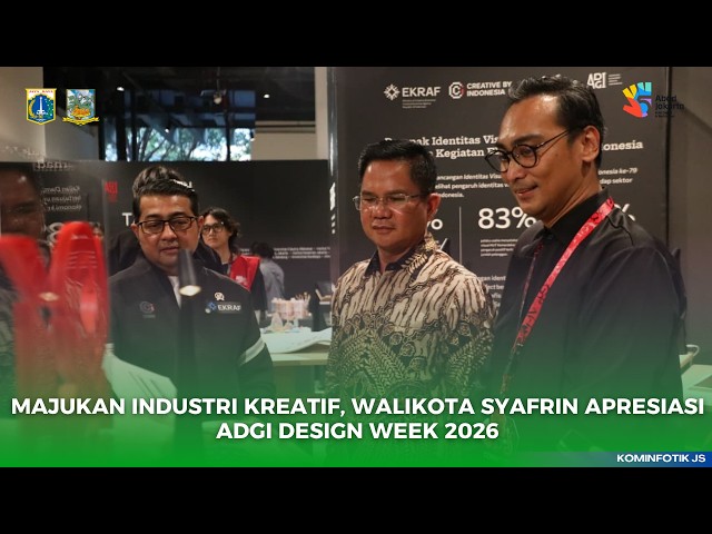 MAJUKAN INDUSTRI KREATIF, WALIKOTA SYAFRIN APRESIASI ADGI DESIGN WEEK 2026