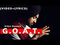 GOAT Song (Video+Lyrics) - Diljit Dosanjh | Karan Aujla, G-FUNK | G.O.A.T. Album