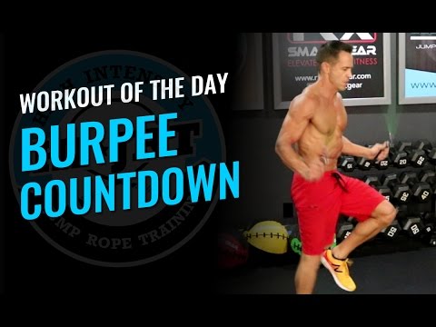 Burpee Countdown - Jump Rope Workout