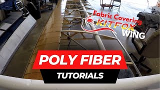 Poly Fiber Tutorials - Fabric Covering a KitFox Wing (part one)