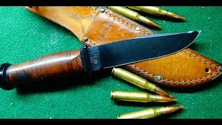 USN MK1 Ka-Bar knife. One year in review.