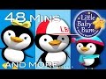 Learn With Little Baby Bum Five Little Penguins Nursery Rhymes For Babies Songs For Kids