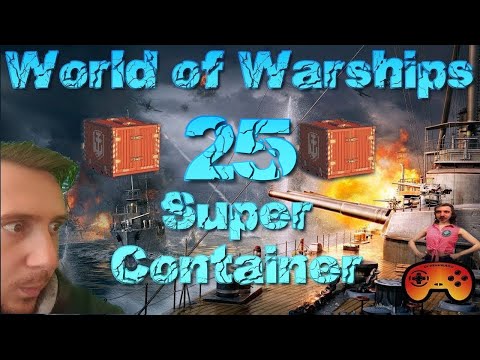 25 SUPERCONTAINER Opening in World of Warships !!!! auf Deutsch