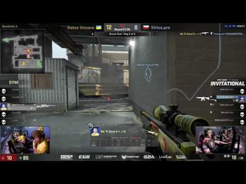 Virtus.Pro vs Na`Vi | Great clutch by Zeus | Train