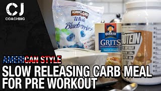 American Style Grits Pre Workout Meal | Give this a go!